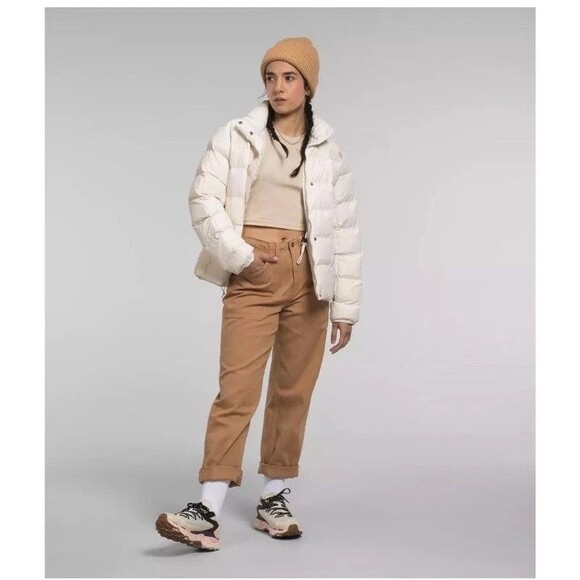 The North face Women's Plus Lhotse Reversible Quilted White Jacket Size 3X $250 - Picture 1 of 11
